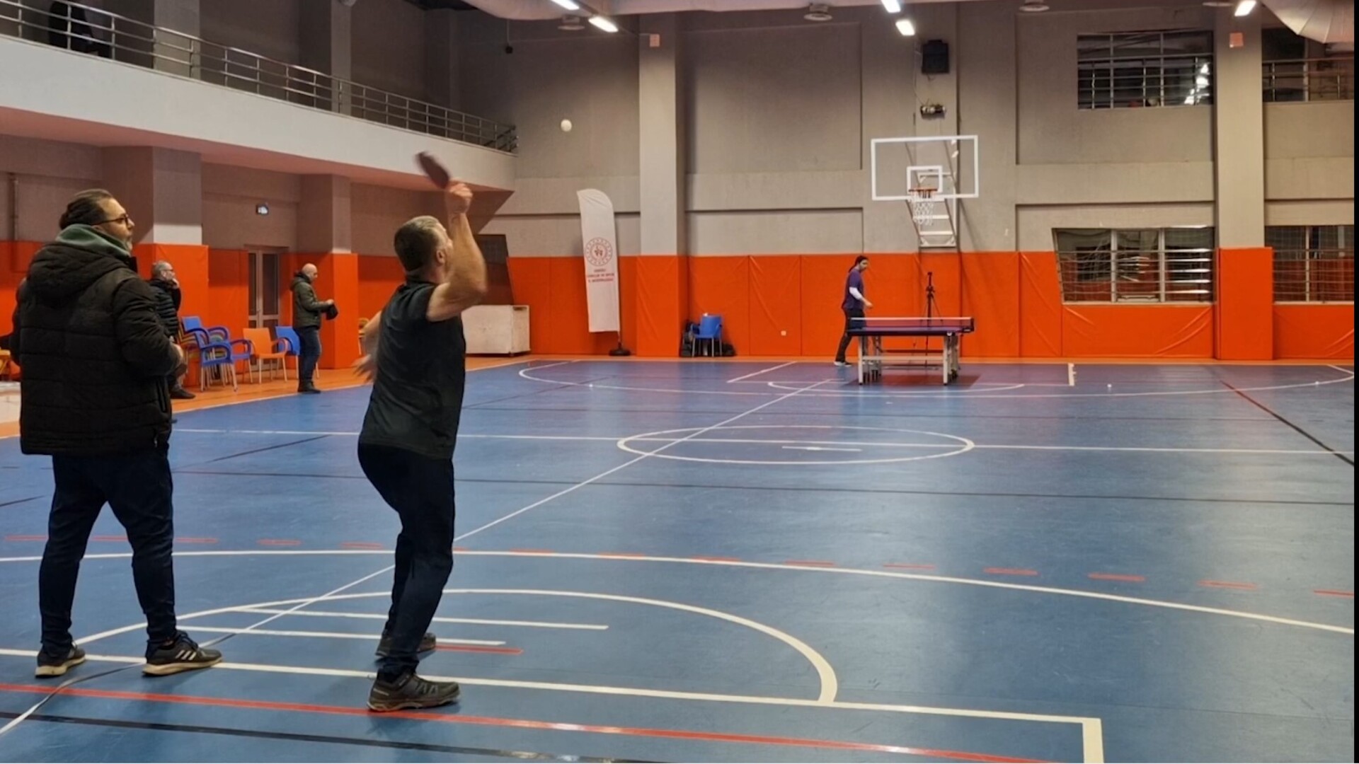 Longest table tennis serve - 16.7 metres by Osman Gurcu