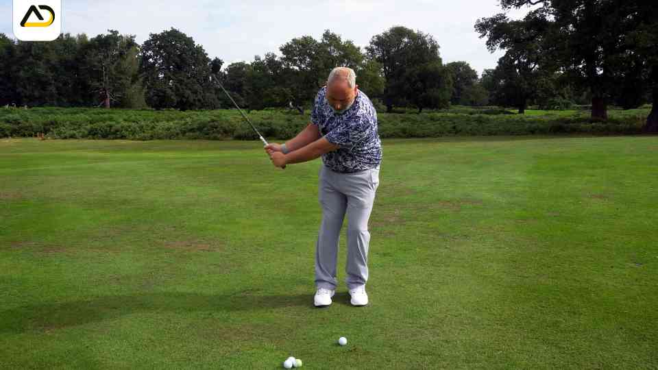 Short game shots with a 54-degree wedge