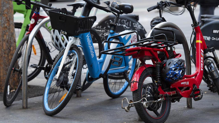 Man dies after being struck by e-bike