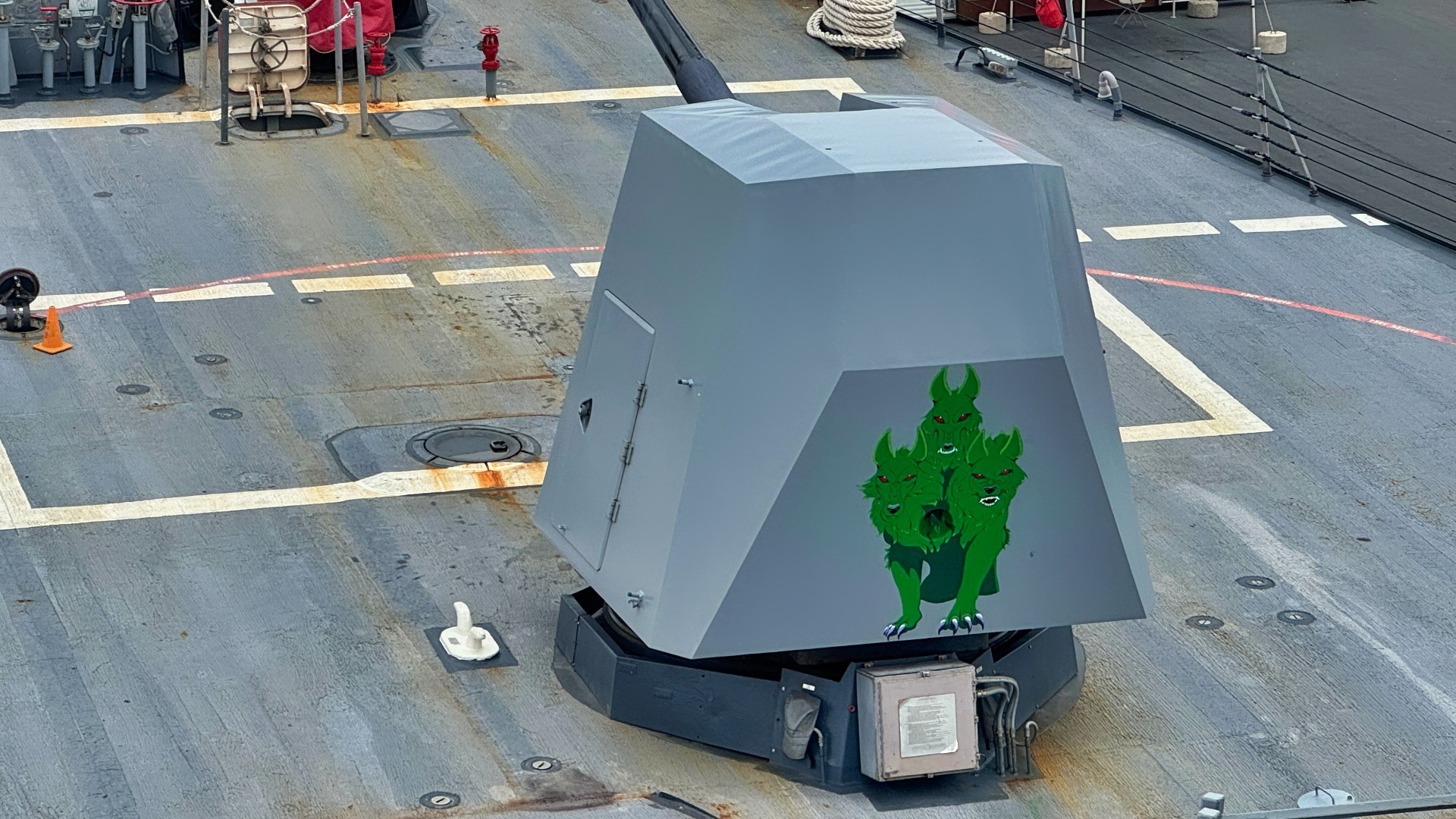 USS Lassen Deck Gun U.S. Navy. Image Credit: Stephen Silver/National Security Journal.