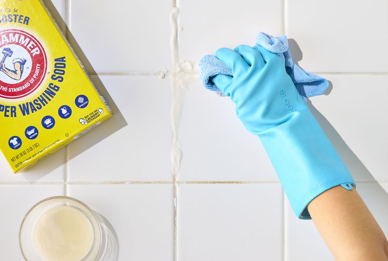 Using borax to clean tile grout