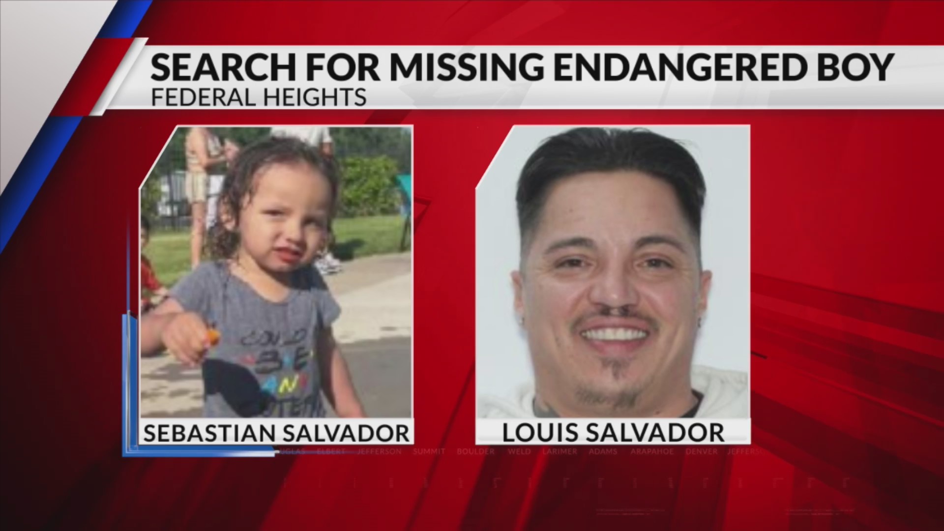Alert issued for missing 2-year-old last seen in Federal Heights area