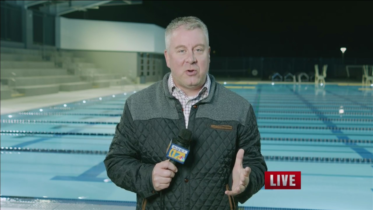 Kevin Charette live from Highland High's new aquatic center