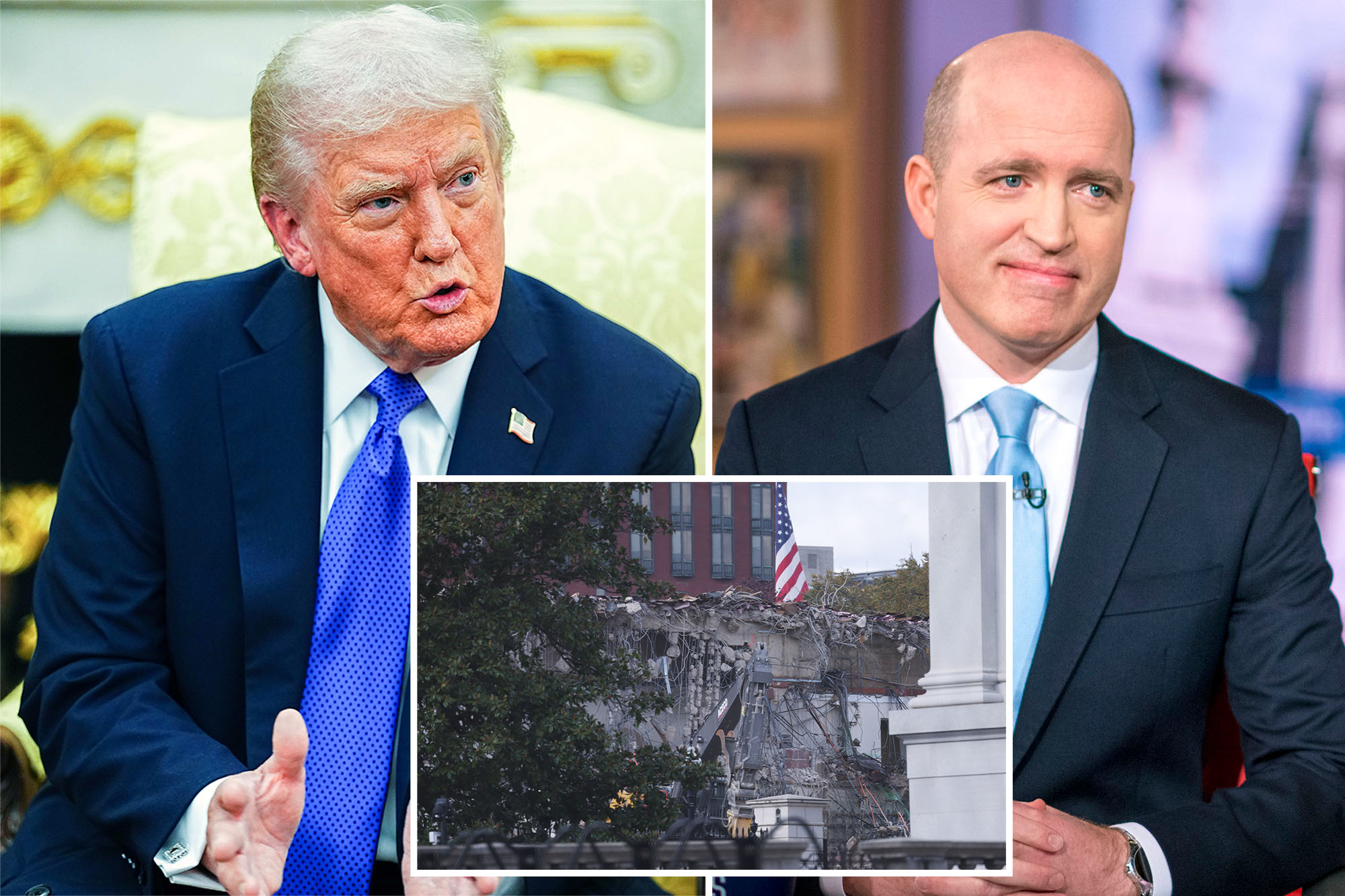 Trump drags reporter questioning White House ballroom as ‘third-rate’