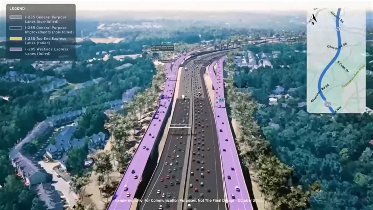 GDOT invites public feedback for proposed express lanes east of I-285