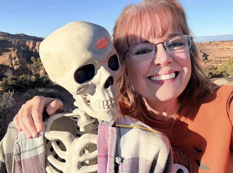 Uncle George the Wandering Skeleton wanders all around Mesa County