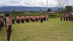 MI Al Halim Gelar Perkemahan Jumat Sabtu di Sekolah Alam PCI Pangalengan