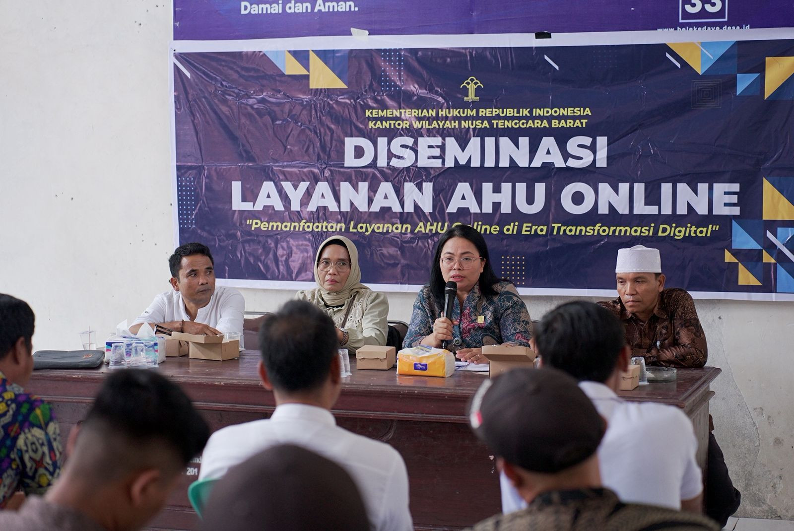 Kanwil Kemenkum NTB Luncurkan Layanan AHU Online, Tingkatkan Legalitas Usaha