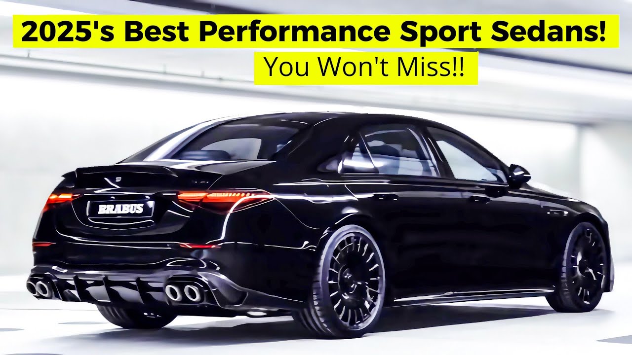 2025's The 9 Best Performance Sport Sedans!