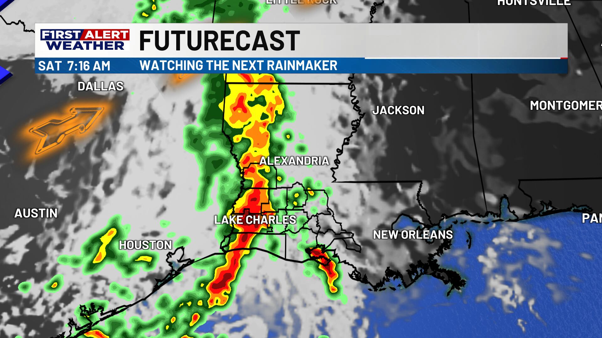 FIRST ALERT FORECAST: Dry Friday before showers, storms become likely