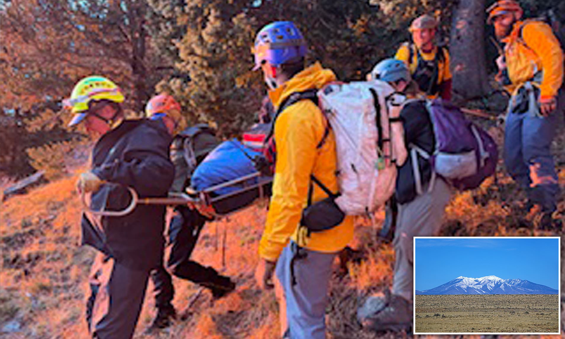 Two hikers rescued after getting struck by lightning on Arizona peak