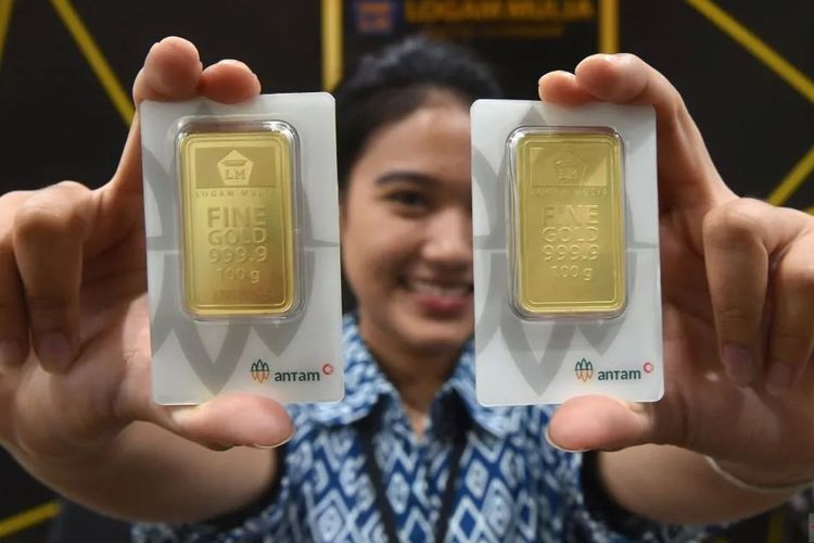 Harga Emas Antam 25 Oktober 2025, Turun Jadi Rp 2,35 Juta Per Gram