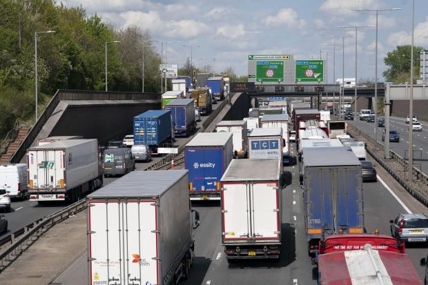 Standstill queues on M25 Dartford Crossing following disruption on QE2 ...