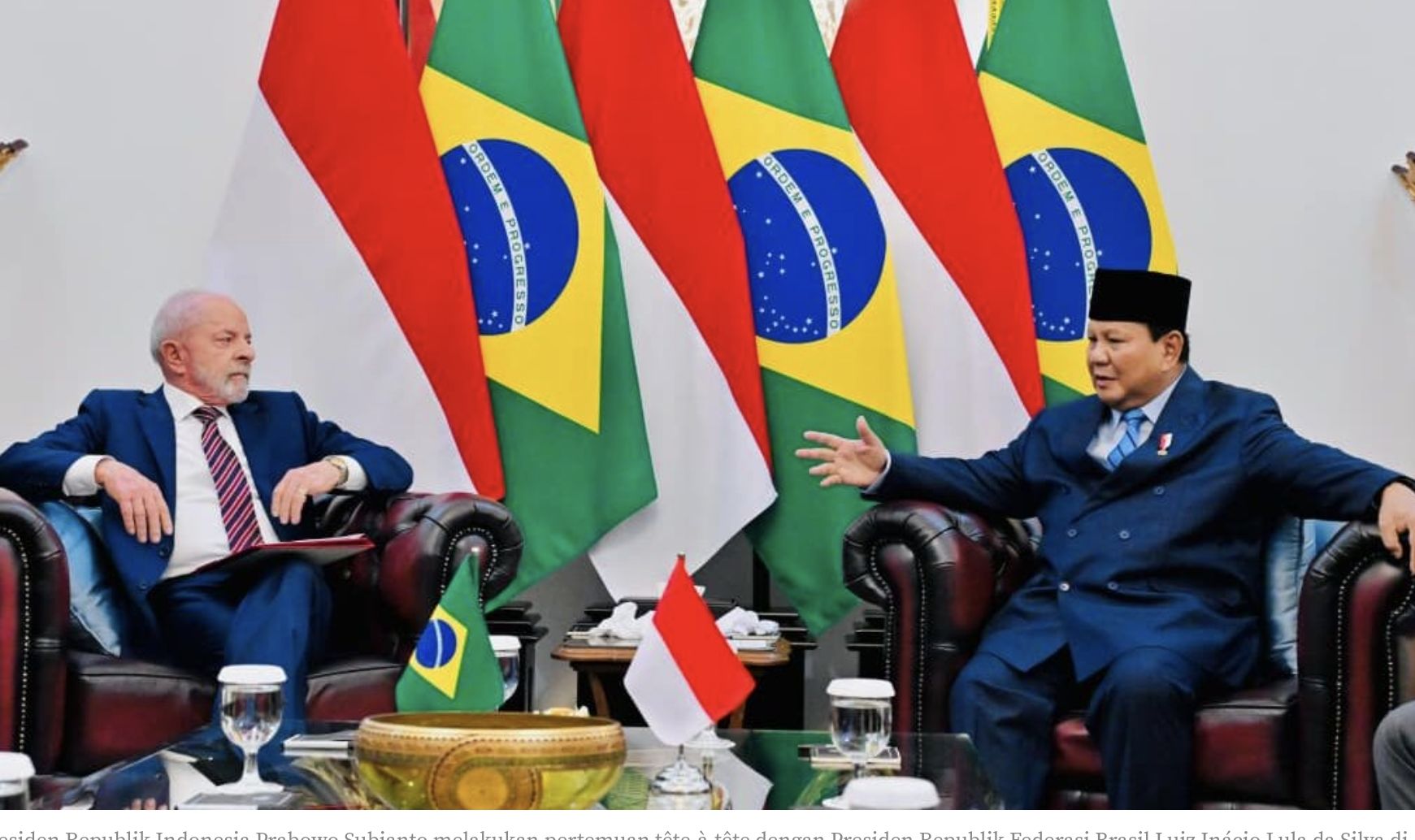 Timnas Indonesia Gagal ke Piala Dunia 2026, Prabowo Dapat Jersey Brasil