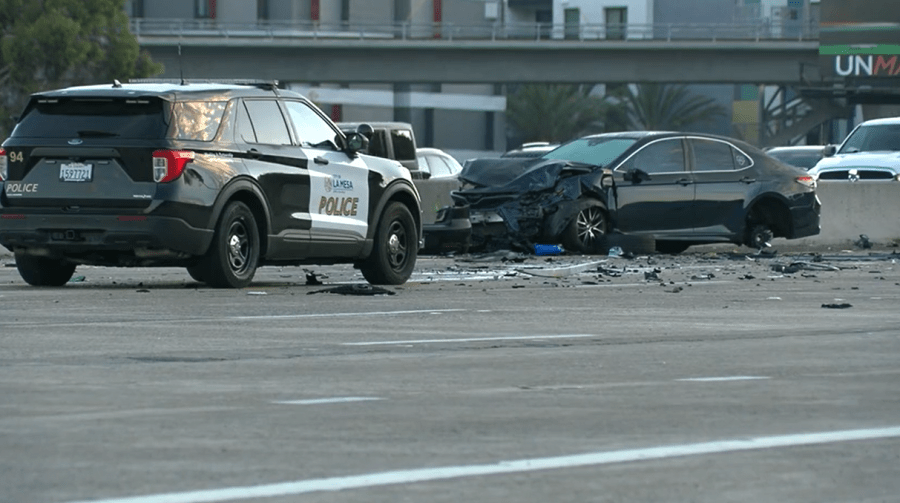 Driver of car that struck, killed two including La Mesa police officer ...