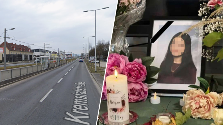 An dieser Stelle auf der Kremstalstraße wurde die 19-Jährige angefahren. Wenige Tage später starb sie im Spital.