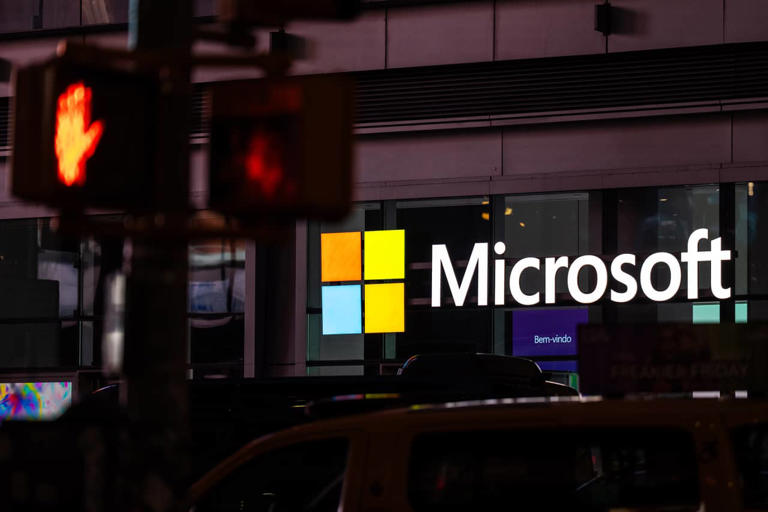 Microsoft Stock Falls on Report About Reduced Ambition for AI Sales