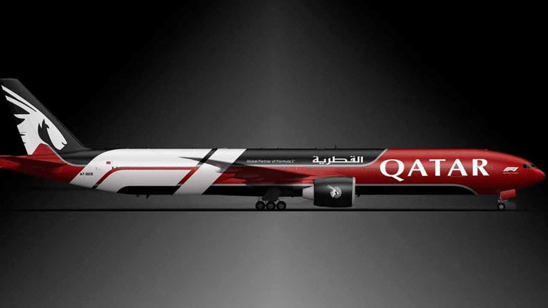 Qatar Airways unveils special “Formula 1” livery at Art Basel