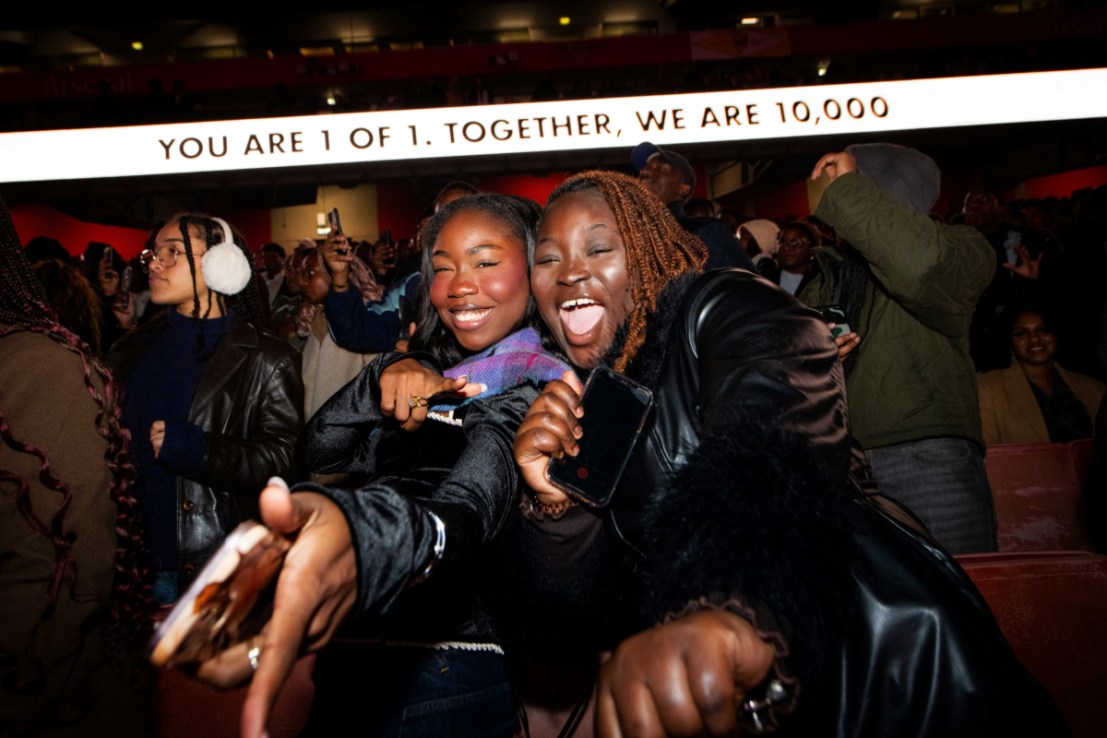 Black interns fill Emirates to mark charity milestone