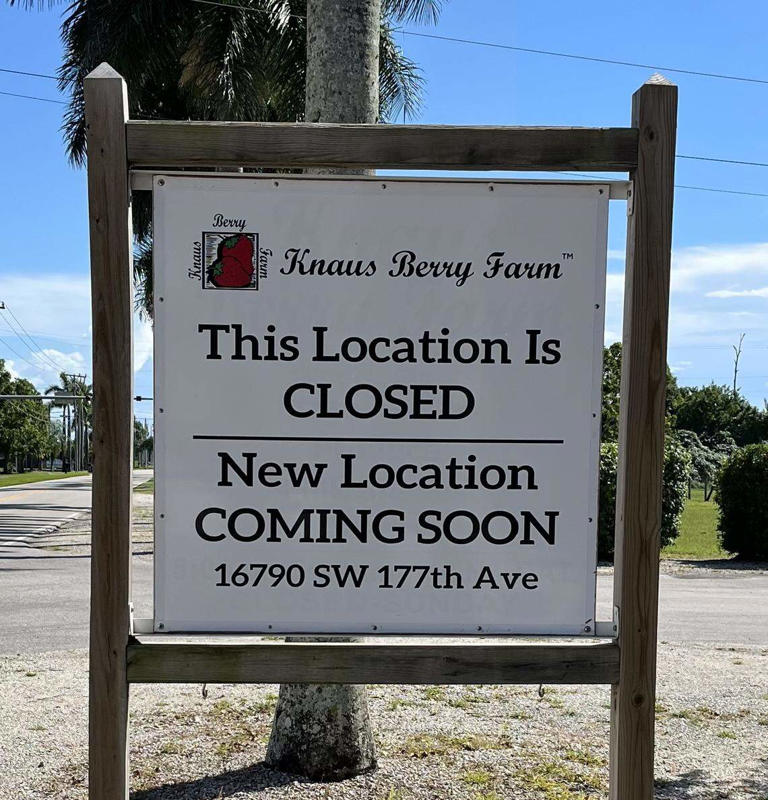When is the new Knaus Berry Farm in Homestead opening? Here's what we know