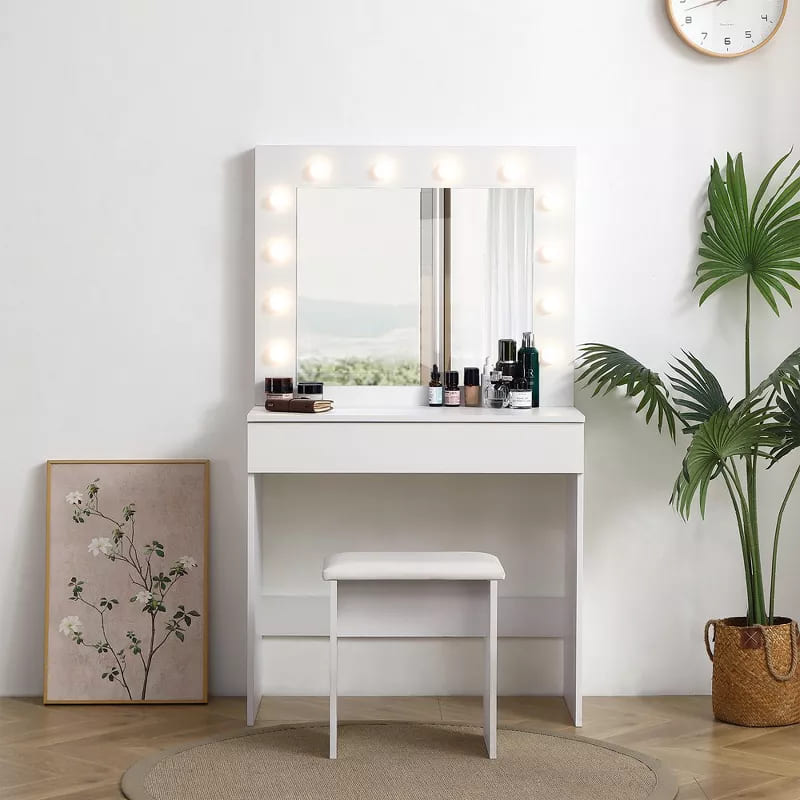 Inspirasi Model Meja Rias Minimalis Modern untuk Kamar Kecil 2 AA1P69ur