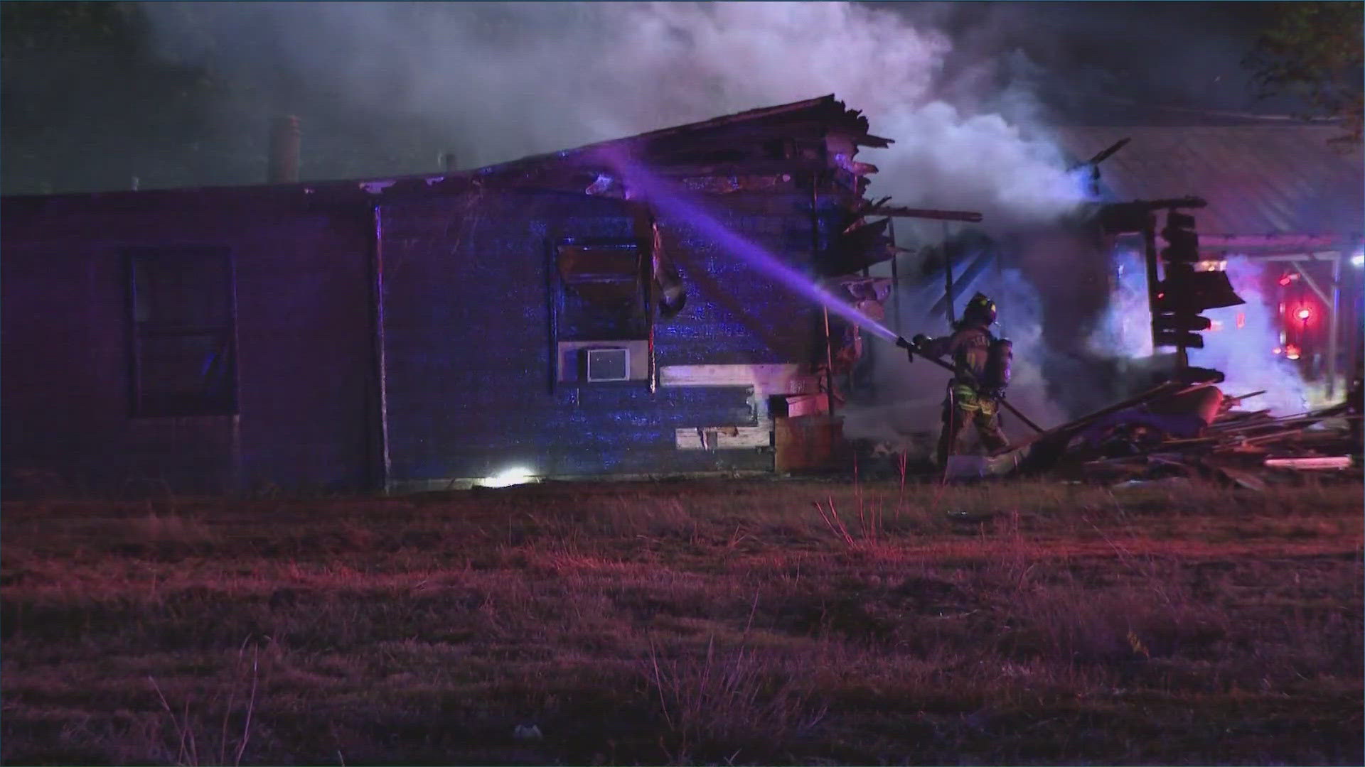 Crews investigate fire at home in Manor