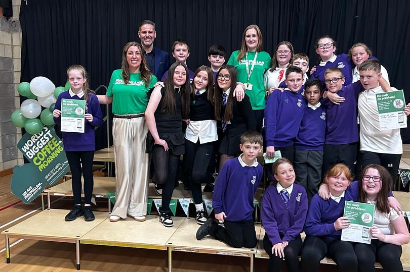 North Lanarkshire school raises thousands of pounds for cancer charity