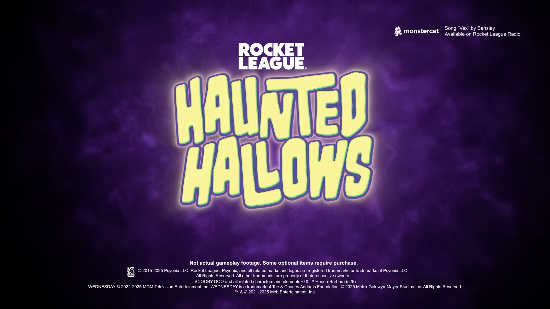 Rocket League Haunted Hallows Official Mystery Machine Teaser Trailer