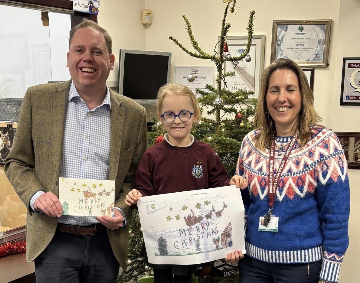 Charlie Dewhirst MP launches Christmas card competition