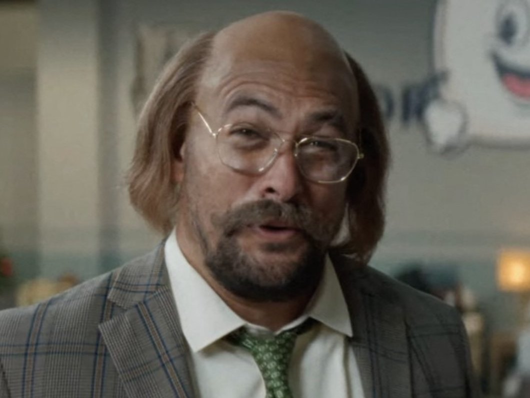 Where are the curls? Jason Momoa shows off his half-bald head