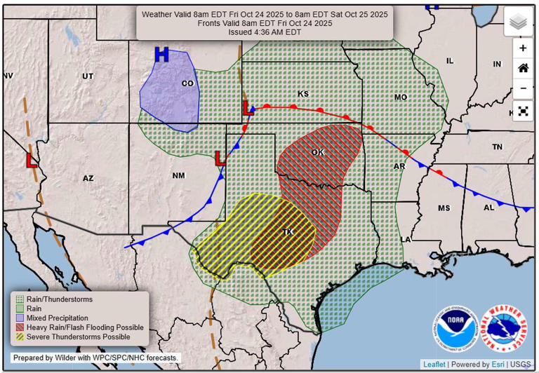 Texas severe weather threatens Austin: Here's a weather timeline