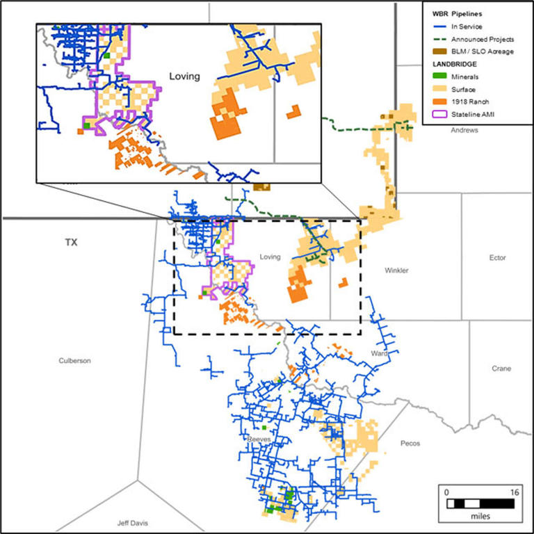LandBridge acquires 37,500 Delaware Basin acres