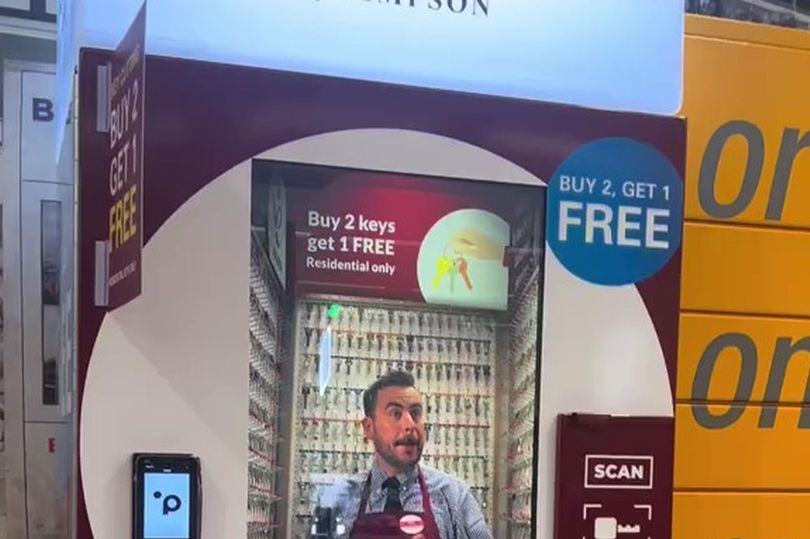 Timpson replaces staff with key-cutting machine and video of employee