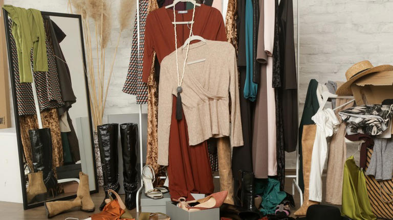 Maximize Small Closet Space With A Simple Dollar Tree Paper Towel ...