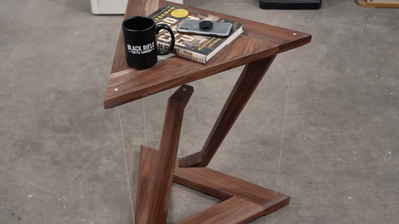 What Makes This Floating Table Design Look Physically Impossible