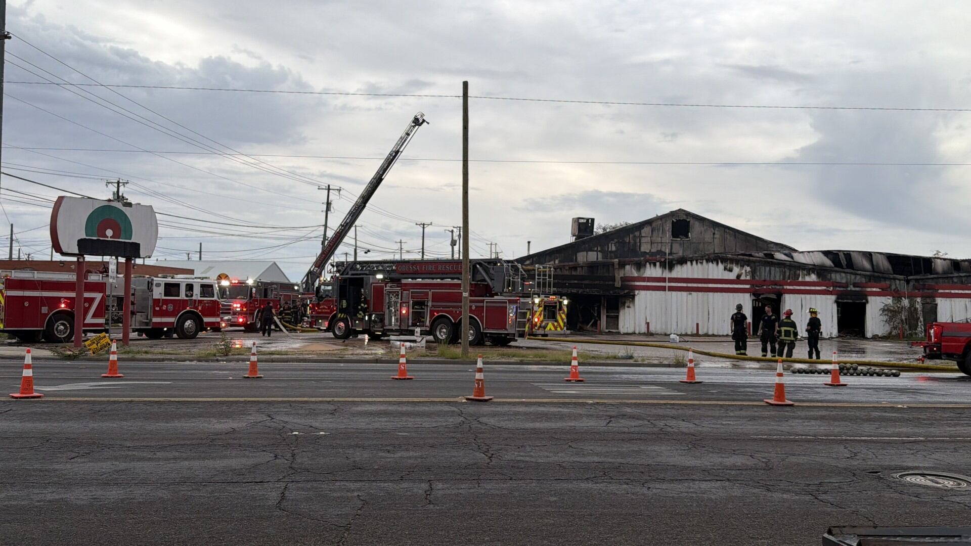 Fire starts on mattress damages former Cashway Lumber building in Odessa