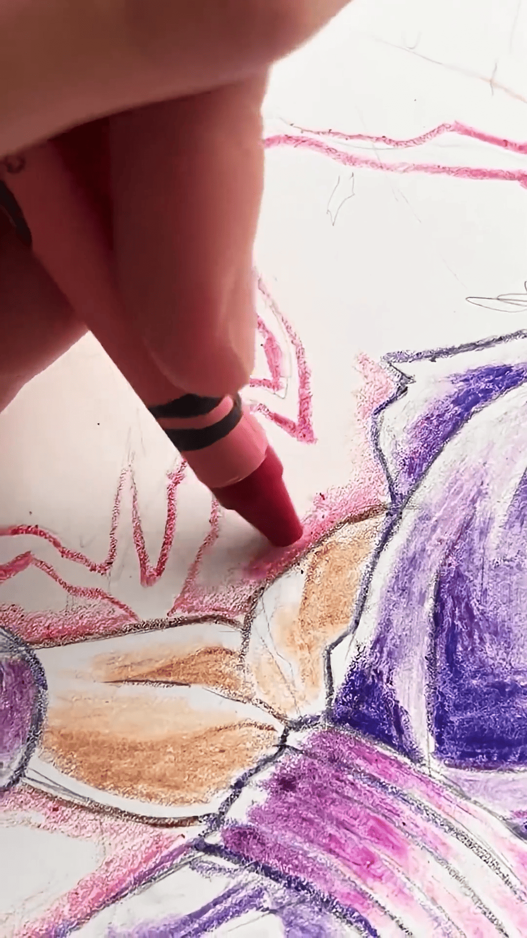 Drawing with Crayons Only