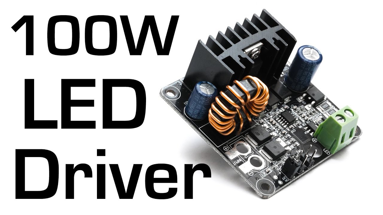 Power Your LEDs: 100W Driver for 12V & 24V DC Sources