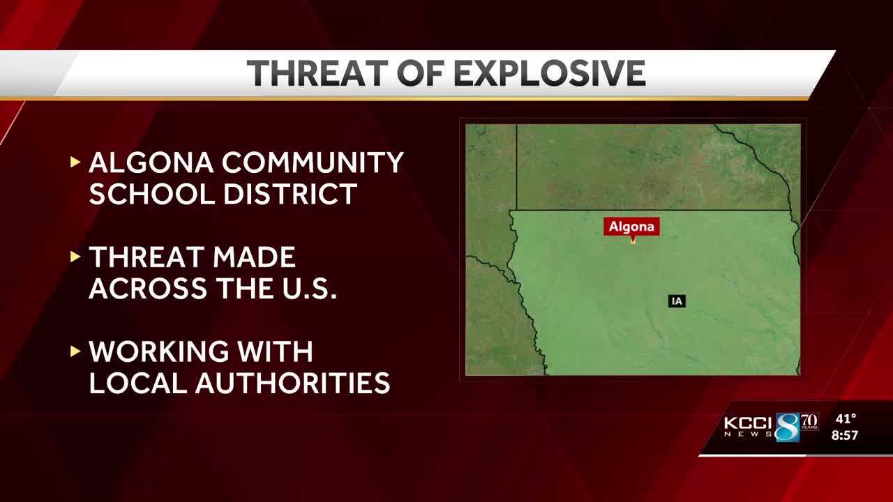 Three Iowa schools report receiving bomb threats Friday
