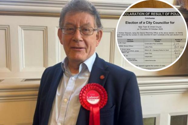 Labour Party candidate 'very pleased' after winning Colchester by-election
