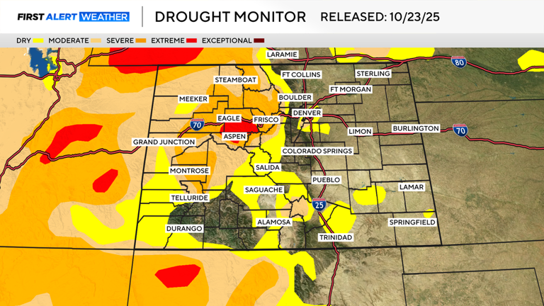Colorado sees modest drought improvements this week