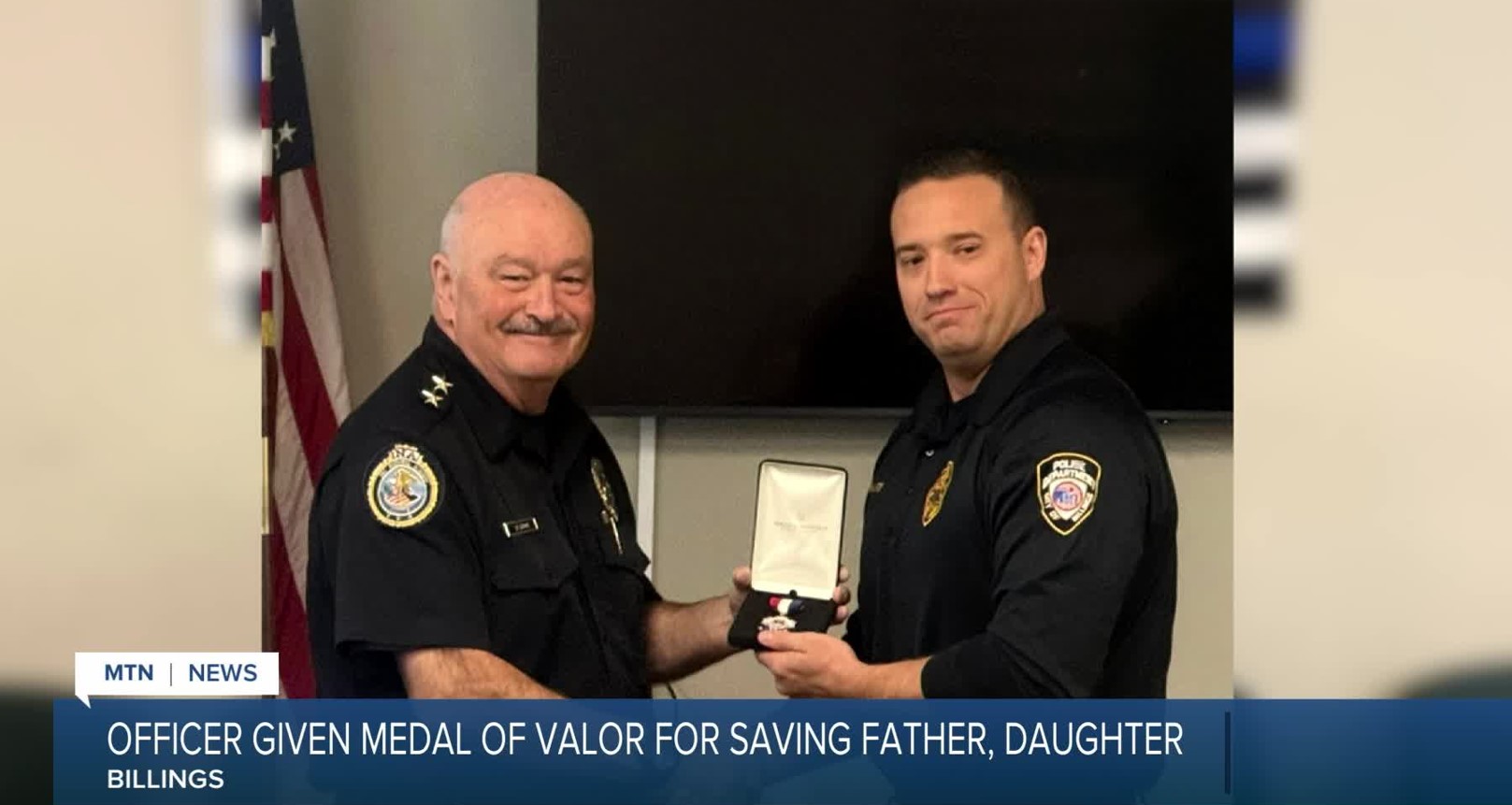 Billings police officer awarded Medal of Valor