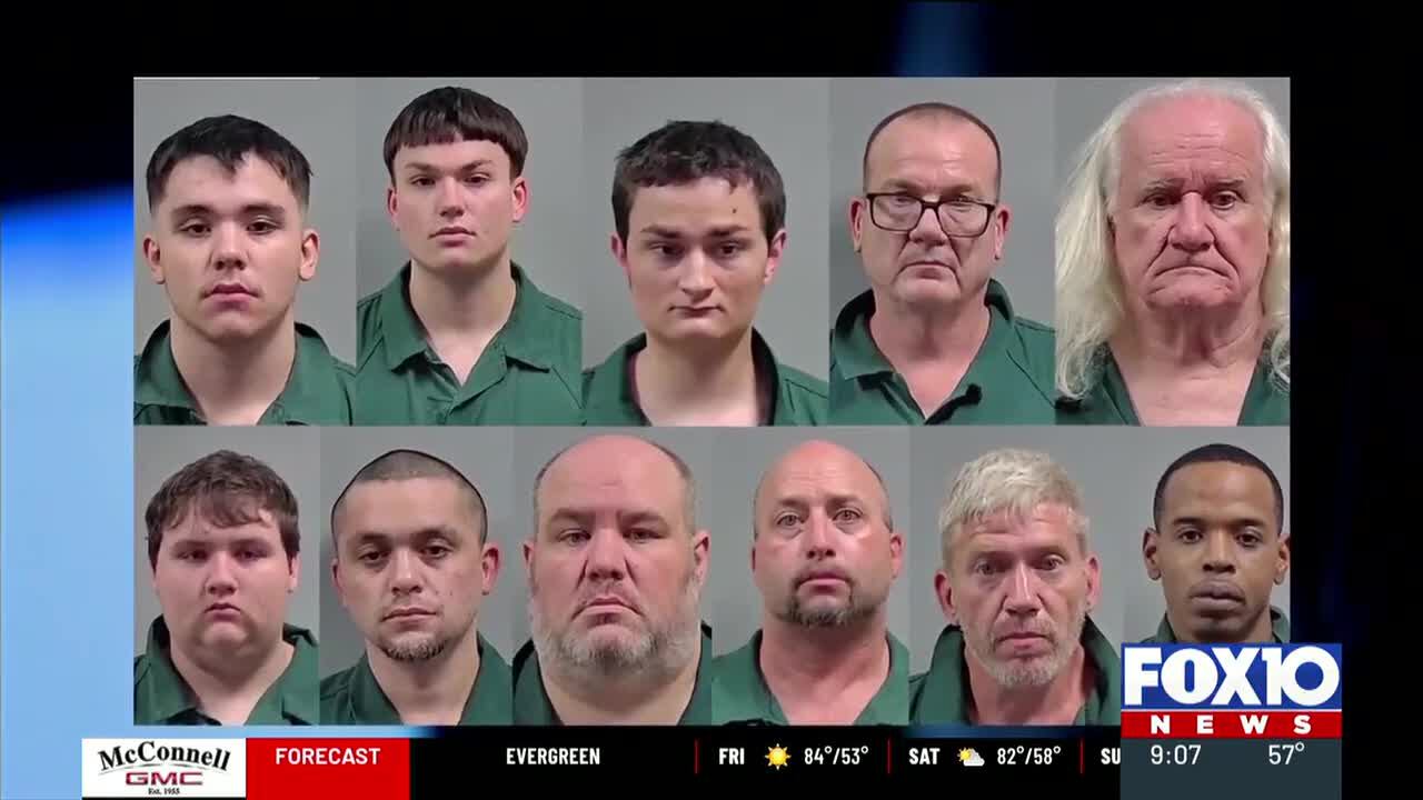 Registered sex offender among 13 men arrested in multi-state child ...