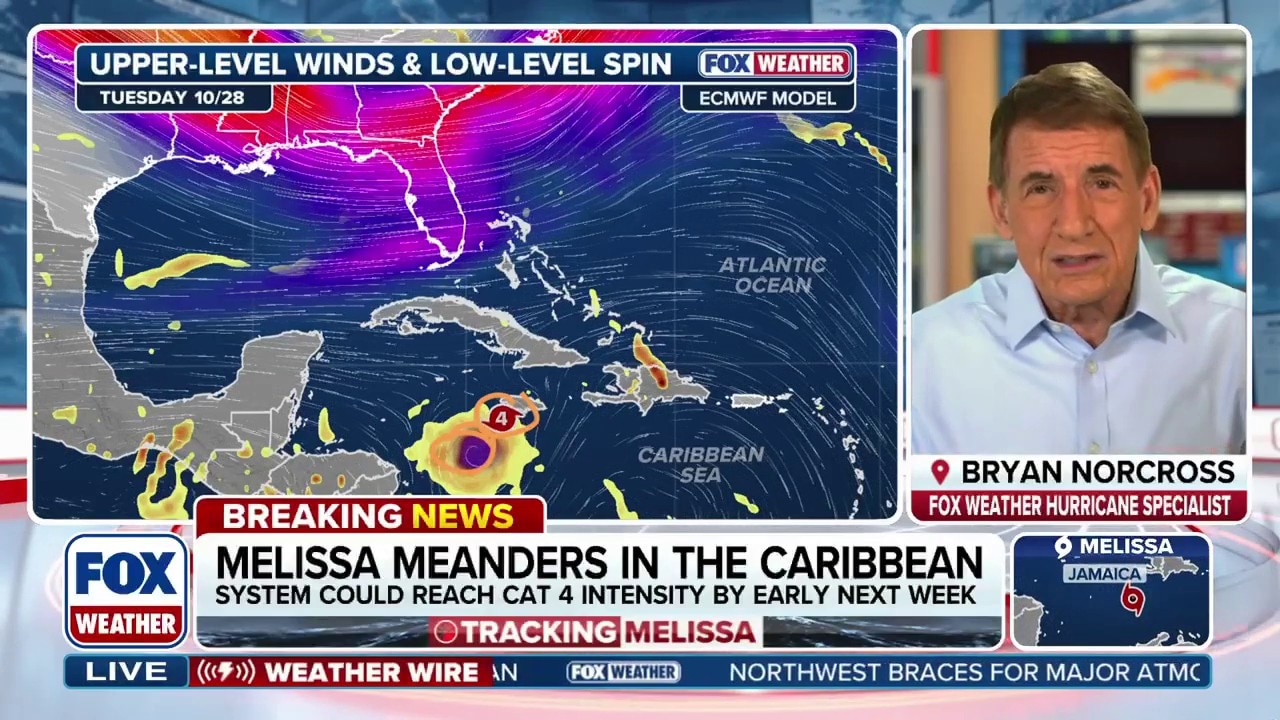 Bryan Norcross shares latest analysis on Melissa