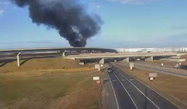 I-70 reopens after fiery crash involving 2 semis east of Denver