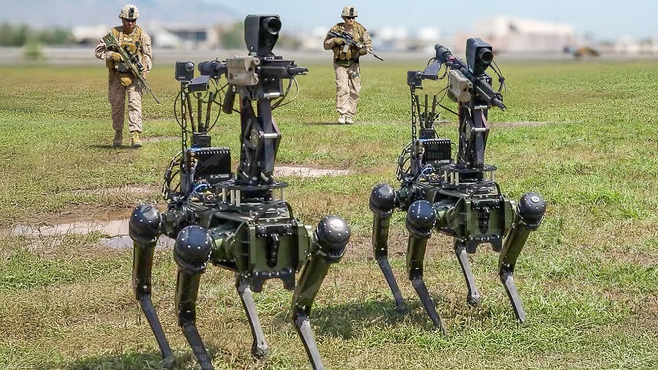 How is the US Army testing robot dogs for combat operations?