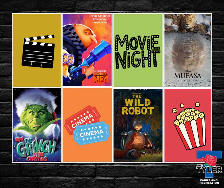Enjoy movies under the stars at Tyler s Movies in the Park Enjoy movies under the stars at Tyler s Movies in the Park