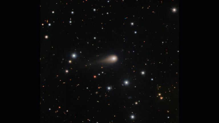 A view of comet 3I/ATLAS taken by the Gemini South Telescope. (Image credit: International Gemini Observatory/NOIRLab/NSF/AURA/Shadow the Scientist. Image Processing: J. Miller & M. Rodriguez (International Gemini Observatory/NSF NOIRLab)/T.A. Rector (University of Alaska Anchorage/NSF NOIRLab)/M. Zamani (NSF NOIRLab).)