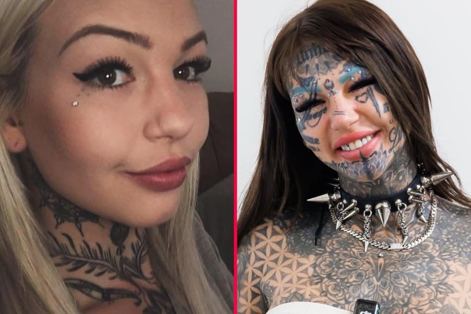 Mujer con el 96% de su cuerpo tatuado decide eliminarse los tatuajes del rostro para verse natural