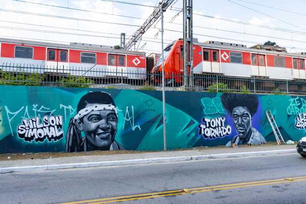 Gil, Dona Ivone Lara, Tony Tornado: ação de grafite em SP faz neste fim ...